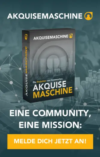 Akquisemaschine Banner